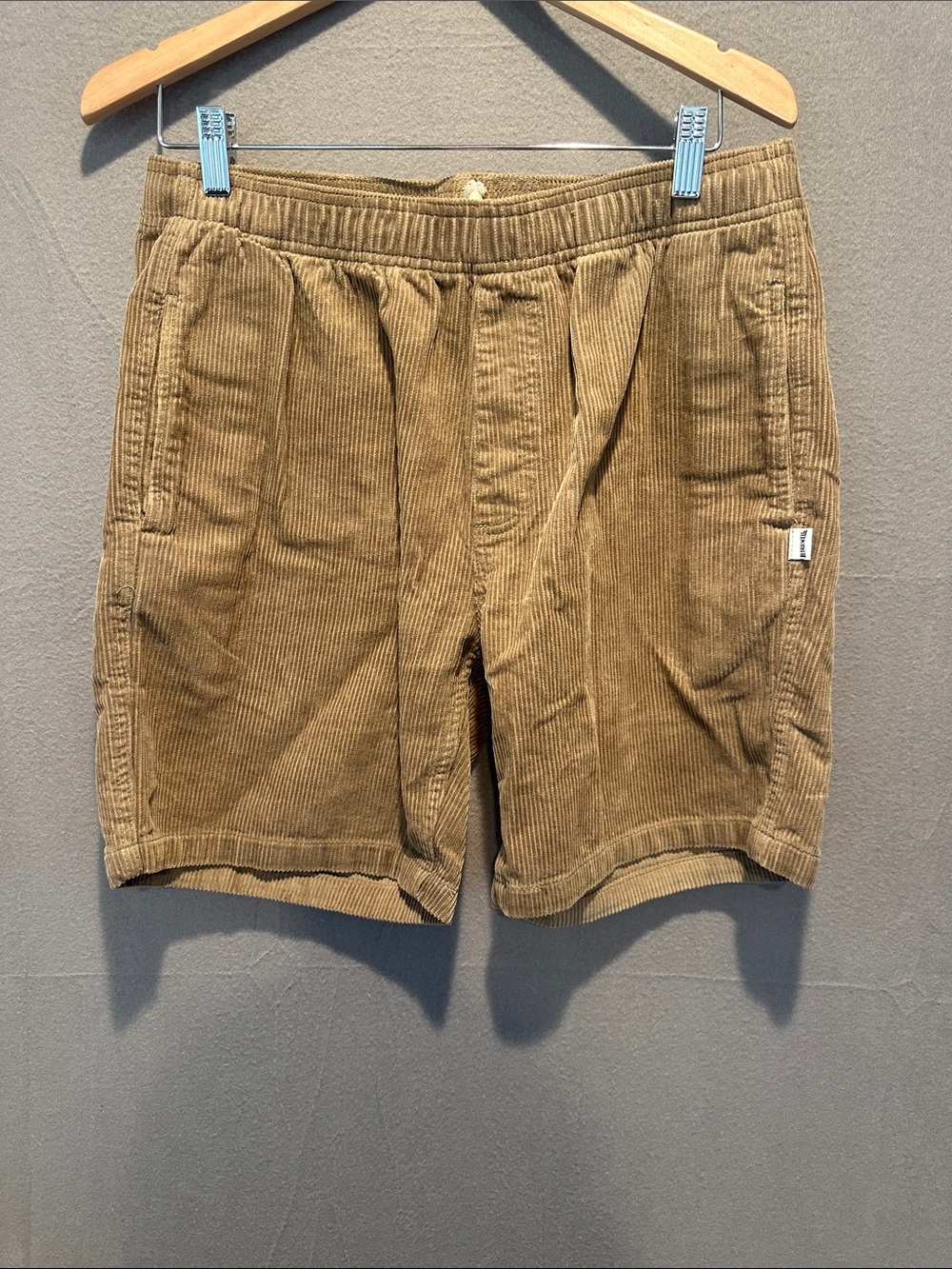 Birdwell Corduroy Shorts in Camel Brown